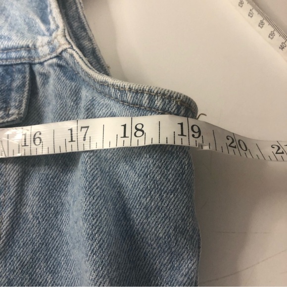 Vintage Eldorado Cotton Denim Button Up Vest, size L (fits like a M) - Picture 8 of 9